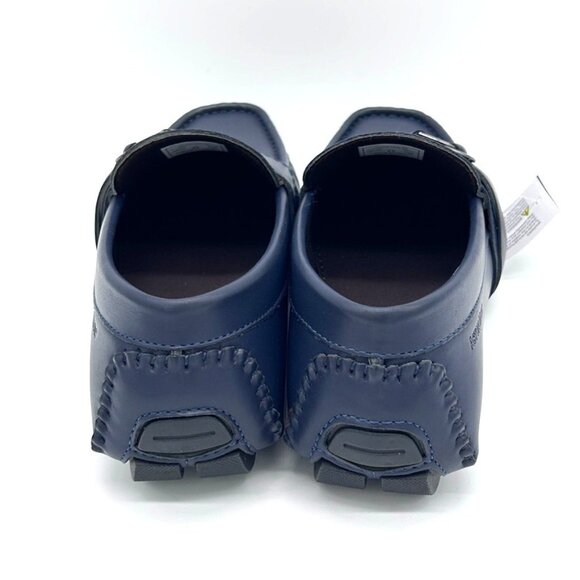 Aston Marc Men's Charter Side Buckle Loafers Shoes Color Navy US 8.5M - With Box - Picture 5 of 11
